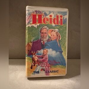 Vintage "HEIDI" (VHS Tape 1992)Clamshell Maximilian Schell Jennifer Edwards